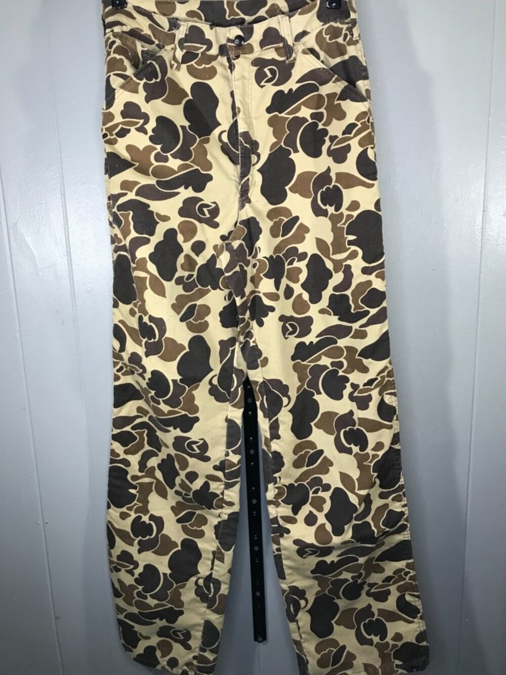 Vintage 1980’s Walls Duck Camo Insulated Zipper Hunting Pants Size 30x33